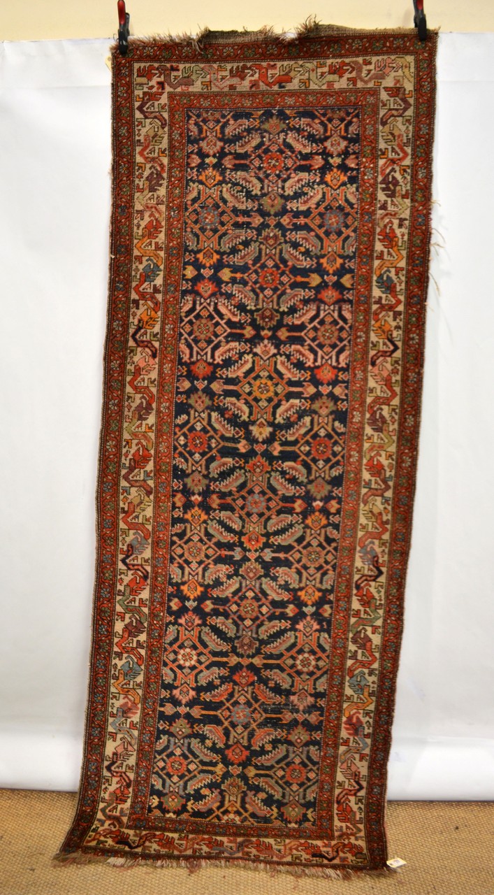 Two Hamadan runners, north west Persia circa 1930s-1940s, the first: 9ft. 10in. x 2ft. 9in. 3m. x - Image 7 of 9