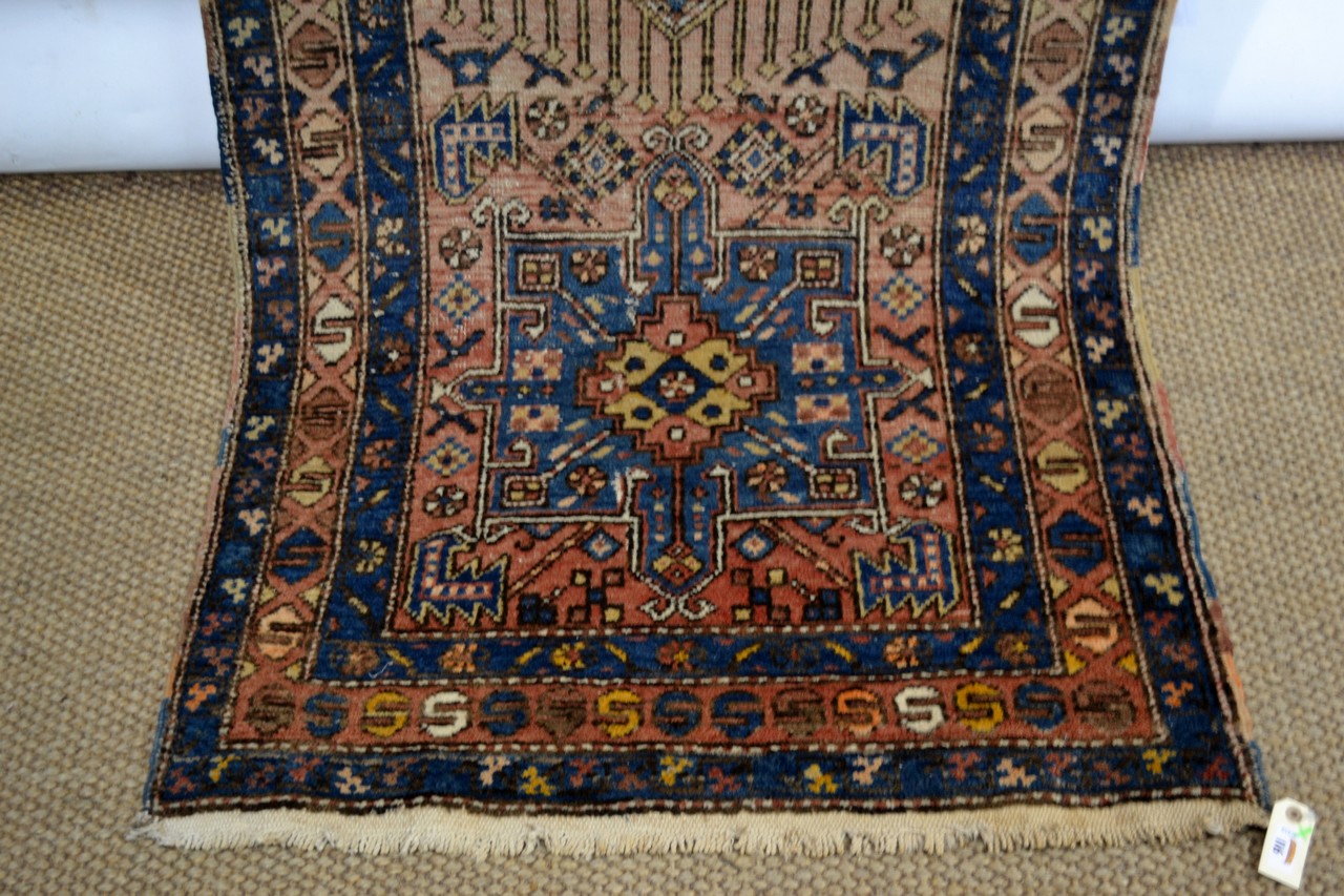 Karaja runner, north west Persia, about 1930s, 10ft. 9in. x 3ft. 2in. 3.28m. x 0.97m. Overall - Image 3 of 5