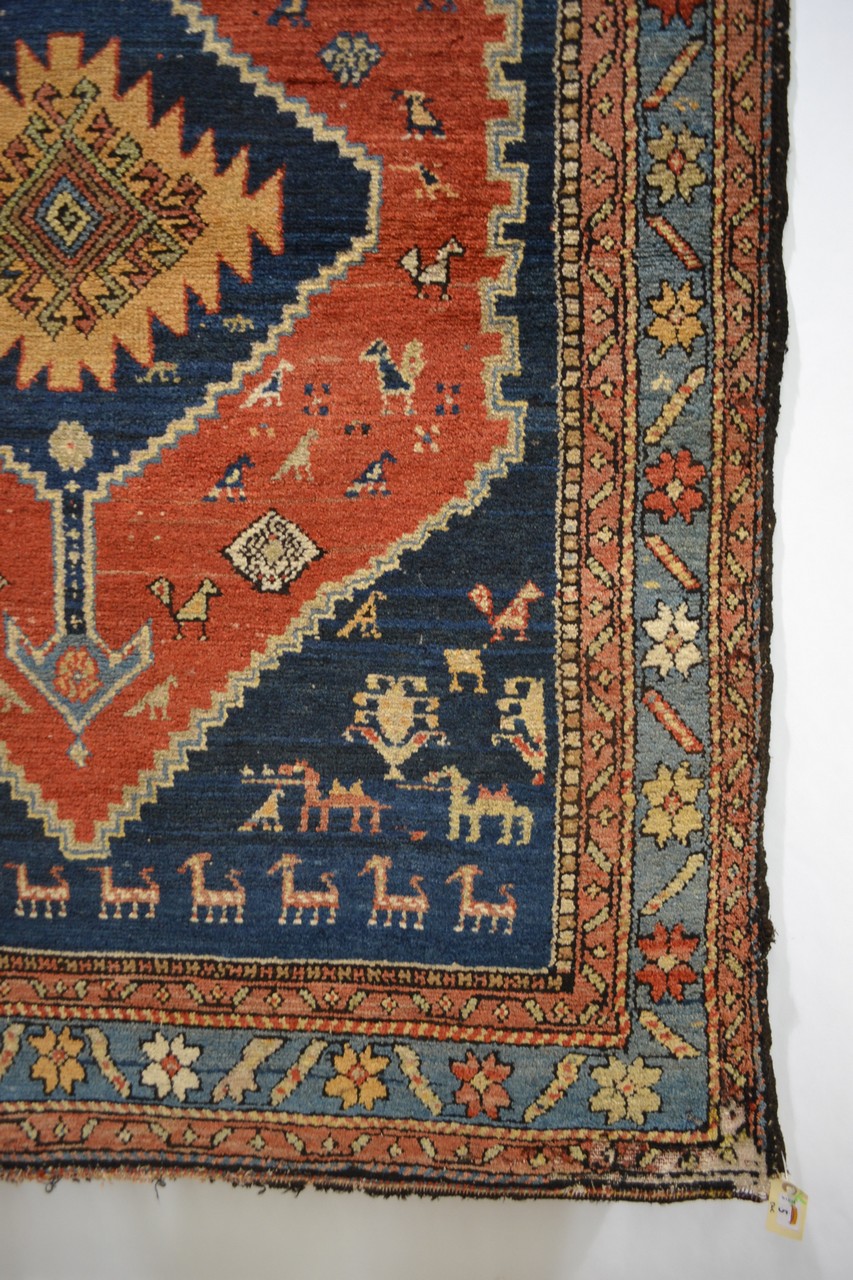 Hamadan rug, north west Persia, circa 1920s-30s, 5ft. 11in. x 4ft. 3in. 1.80m. x 1.30m. Overall - Image 3 of 5