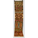 Anatolian kelim runner in two parts, probably west Anatolian, modern, the longest piece 9ft. 11in. x