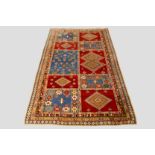 Attractive Ait Ouaouzguite com­partmented carpet, High Atlas, Morocco, second half 20th century,