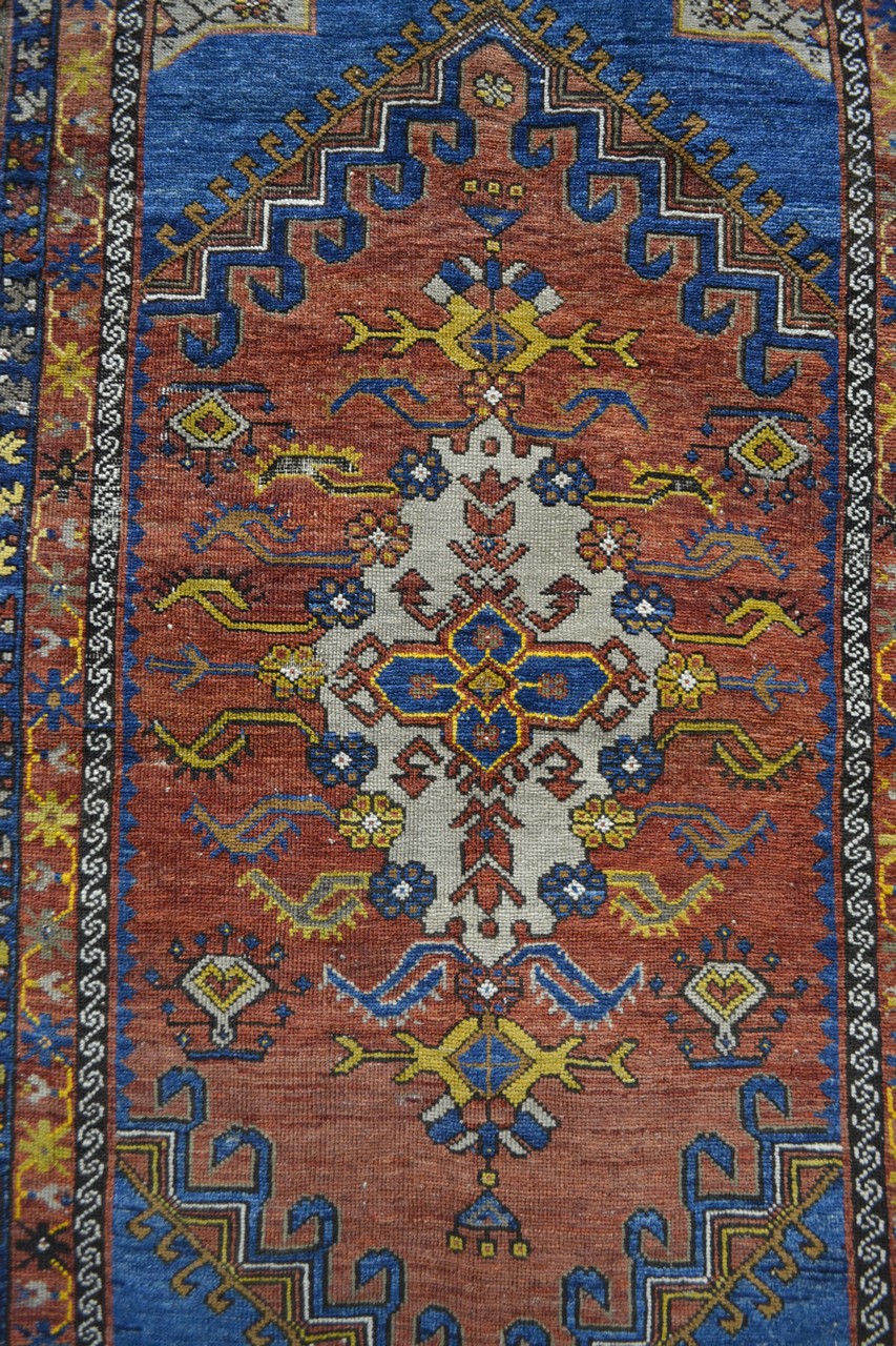 Transylvanian rug, Ushak region, west Anatolia, early 20th century, 6ft. 8in. x 4ft. 2in. 2.03m. x - Image 4 of 4