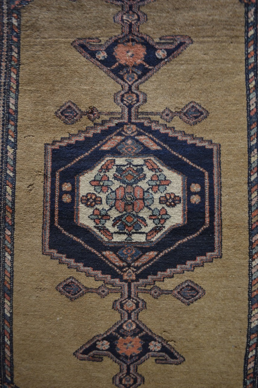 Kurdish camel field rug, north west Persia, about 1920s, 7ft. 5in. x 4ft. 9in. 2.26m. x 1.45m. - Image 4 of 6