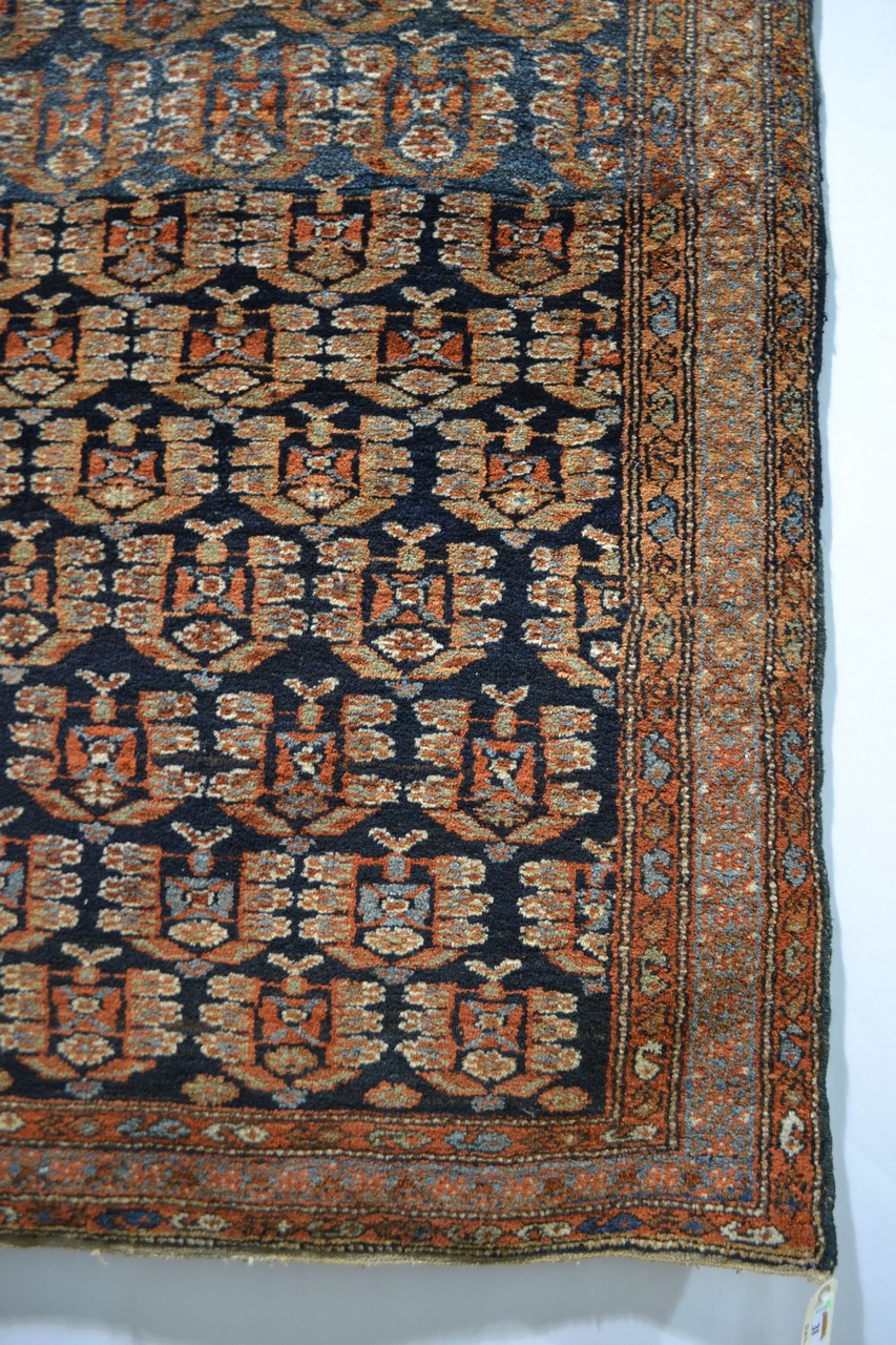 Attractive Hamadan rug, north west Persia, circa 1930s-40s, 4ft. 10in. x 3ft. 8in. 1.47m. x 1.12m. - Image 3 of 5