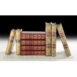 Collection of Nine Old Bindings,  including:  William Shakespeare (1564-1616), The Complete Works of