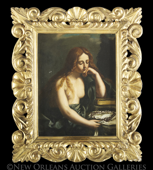 After Giovanni Francesco Barbieri, Called Guercino (Italian, 1591-1666), "The Penitent Magdalene",