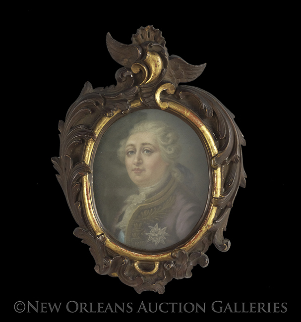 Follower of Jean Urbain Guerin (French, 1761-1836), "Portrait of Louis XVI", 19th century, oval