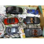 6 larger style Audi/other models – Maisto, Mini Champs, Revell, all unboxed but in good cond (6).