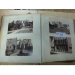 Badge book all stuck in – all pre 1900 Wells Cathedral, Furness Abbey, Rome, Firenze etc, 100+