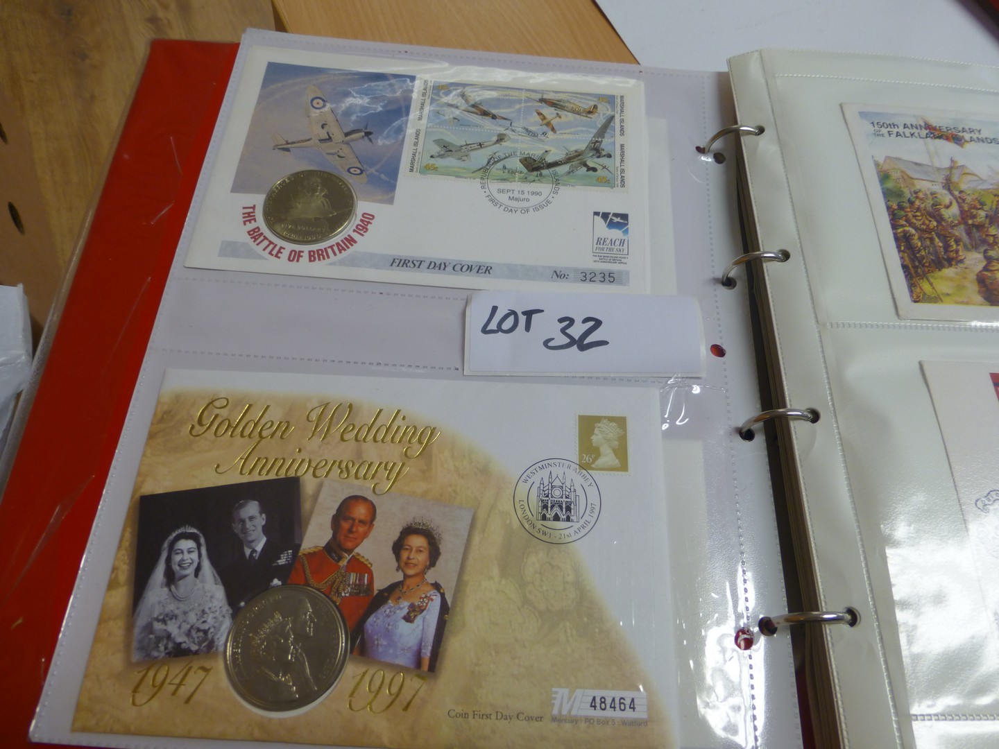 First Day covers album inc few coin covers, various covers around the World.