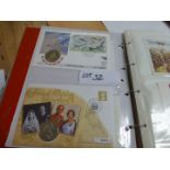 First Day covers album inc few coin covers, various covers around the World.