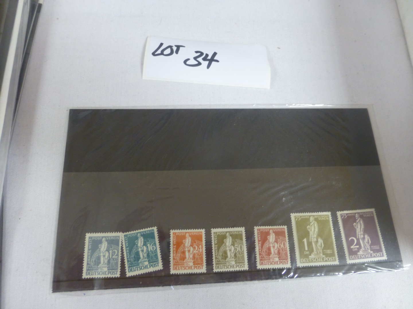 German UPU 1949 set of 7 U/M cat value £900+.