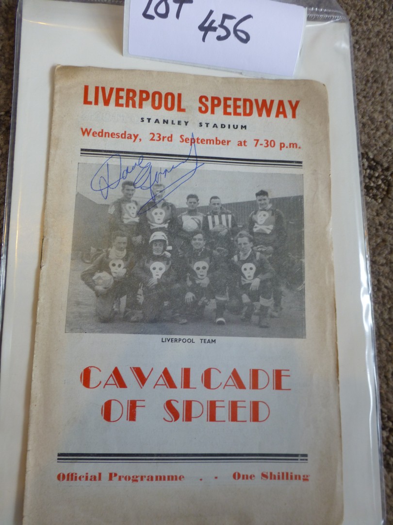 Calvacade of Speed – Liverpool v Norwich, 12 page prog, 23.9.59, rare season.