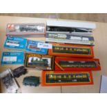 Railway – Hornby mostly – carriages, does also include Lima Loco GWR 9400, Wren Loco W2228 4-6-2