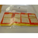 GB booklets 10 x 1st Class 1993 HD9-HD9a 21 booklets face value of £132, v. fine cond.