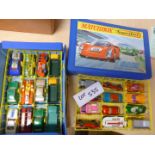 Corgi Matchbox – Superfast Collectors case x 2 full, most cars play worn, good condition.