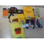 Boxed Brownie – Ilford/Kodak paper in original boxes, unused, plus a bundle of negatives and photo