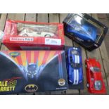 Large scale – Dale Jarrett 88 1:18, Batman – Revell, Tonka – Polistil, Burago – Bugatti, EB110