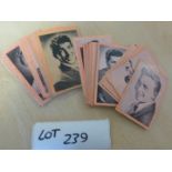 Madison Confectionery Disc Jockey series No. 1-48 cards, medium/vg grade, some duplicates.