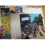 7 Beatles LP’s, original UK pressings, incl cllx of oldies reissue, White Album only Disc 2, varying