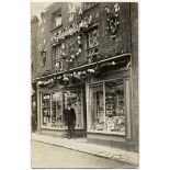 WOODBRIDGE 1911 PU RP of Confectioners Shop . The Woodbridge Liberal Club appears to be tenants of