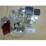 Box of various Worldwide, does include some £2 coins, Bill of Rights etc, and some silver coins,