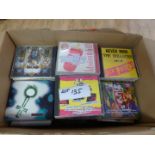 Large box of CD’s – albums and singles, good lot, heavy box, 200+.