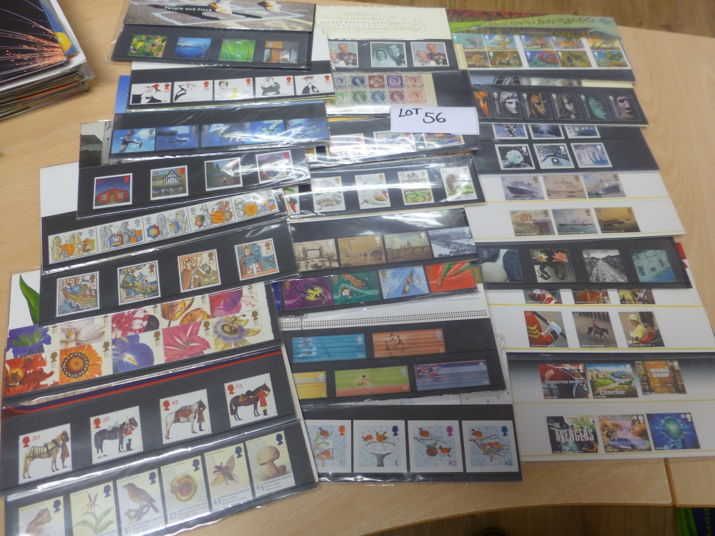 GB mint Presentation Packs 1990’s mostly all vgc x 64 plus 3 modern booklets – face value approx £ - Image 3 of 4