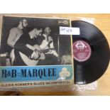 Rare Jazz LP – Alexis Korner R & B From The Marquee UK 1962, 1st pressing on the ace of clubs