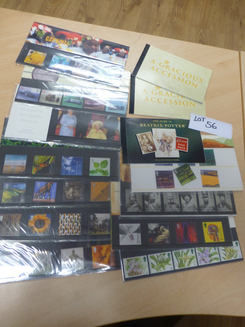 GB mint Presentation Packs 1990’s mostly all vgc x 64 plus 3 modern booklets – face value approx £ - Image 4 of 4