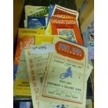 Programme selection of 30 programmes late ‘40’s – early 60’s, incl Norwich, West Ham, Birmingham.
