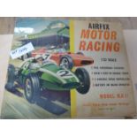 Airfix Motor Racing set boxed 1:32 model MRII – incomplete – support structurs missing, box bit