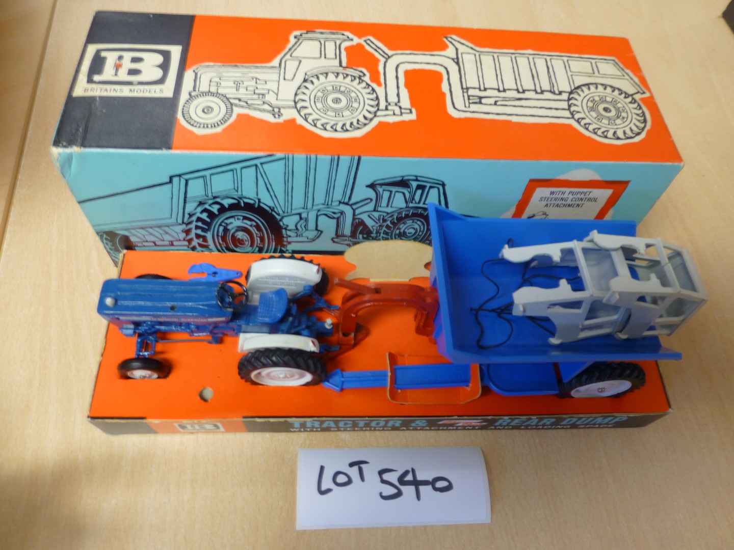 Sold at Auction: A Britains Model Farm Fordson Major Tractor 128F