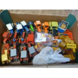 Britains – super selection of tractors, mostly with ‘men’ – some accessories as well, good lot,