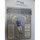 Ipswich – Aston Villa programme FA Cup 3rd Round – replay 11.1.39 24 pages, good cond.