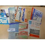 Pack of over 60 Ipswich away progs 1949-69 incl Reading 49/50, Port Vale 54/55.