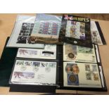 Stamps : Folder of GB 1990's FDC's, x approx 50 pl