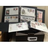 Stamps : Jersey FDC's (several 100) duplicated in