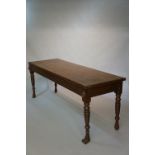 A Provincial oak and pine serving table