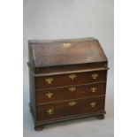 A William & Mary oak bureau the fall-fla