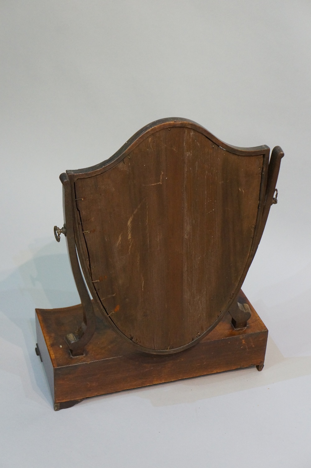 A George III mahogany dressing table mir - Image 2 of 2