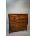 A George IV mahogany chest of drawers th