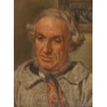 Sir George Clausen - Memories, oil on artist board, 20cm x 14.