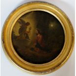 Italian School, late 18th / early 19th Century - Christ In The Garden of Gethsemane, moonlit,