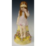 A Royal Doulton figure - "Upon Her Cheeks She Wept" by C J Noke,
