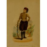 A set of 12 book plates after Foulquie - Illustrations of Tribal People,