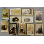 A quantity of Victorian and Edwardian photographs,