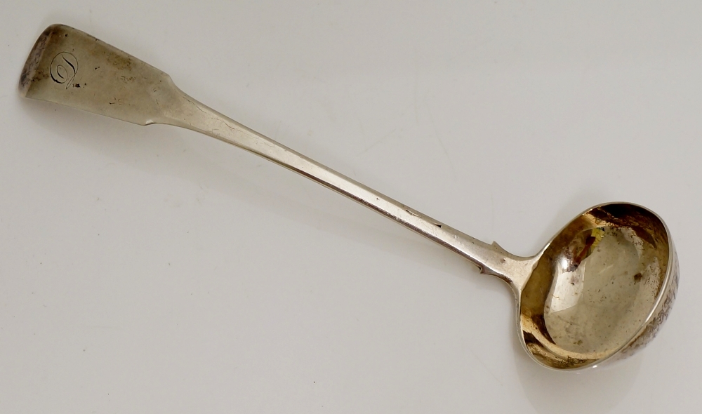 Scottish Provincial - A 19th Century Fiddle pattern Toddy Ladle, - Image 2 of 4