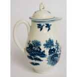 A Worcester sparrow beak jug and cover,