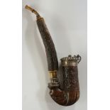 A 19th Century Black Forest pipe,